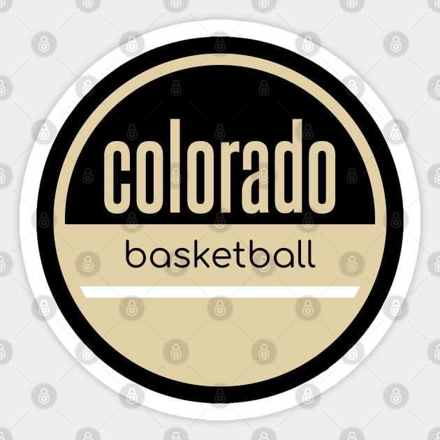 colorado basketball Sticker by BVHstudio